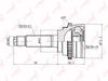 Фото Комплект шруса наружный CHEVROLET Matiz 0.8-1.0 05>, DAEWOO Matiz 0.8-1.0 98> Lynx CO1812A Lynx