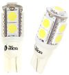 Фото z/Светодиод T10 9SMD (size 5050) 24V W5W base W2.1*9.5D белый "YADA" Nord YADA 907089 Nord YADA