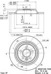 Фото ( 08.A537.11 ) Тормозной диск Brembo 08A53711 Brembo