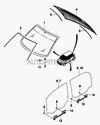 Фото Молдинг лобового стекла МАТИЗ 01- Daewoo 96314513 Daewoo