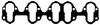 Фото Прокладка впускного коллектора AUDI 100 C3, 100 C4, 200 C3, 80 B3, 80 B4, 9 Elring 816507 Elring