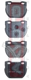 Фото Колодки тормозные задние DEF 110/130 до 2002 Akyoto AKD0276 Akyoto