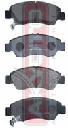 Фото Колодки тормозные дисковые передние HONDA HONDA CIVIC EJ9/EK1/EK3/EK4 1995-2001 ES1 2000->  JAZZ (G Akyoto AKD1159 Akyoto