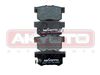 Фото КОЛОДКИ ТОРМОЗНЫЕ ДИСКОВЫЕ ЗАДНИЕ КЕРАМИЧЕСКИЕ Akyoto AKDC1119 Akyoto