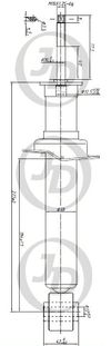 Фото Амортизатор Nissan Almera Classic (N16+B10) задний Jd JAA0059 Jd