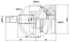 Фото Граната наружняя NISSAN [29-27-56-100] MAXIMA A32, CEFIRO 95-- 2.0 ABS Jd JCT0027A Jd