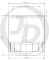 Фото Фильтр масляный 115 Jd JFM0005 Jd