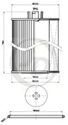 Фото Фильтр масляный двигателя (Фильтр масляный картридж) Jd JFM0037 Jd