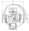 Фото Кр�естовина карданного вала 29x53/Foton 1039 JD Jd JTU0050 Jd