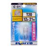 Фото Автолампа KOITO T20 12v 21w б/ц 1конт HIGH POWER (P8811), на блистере Koito P8811 Koito