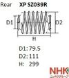 Фото Пружины  4 Nhk XPSZ039R Nhk