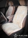 Фото Накидка на сиденье меховая натур. перед. стриженая белая Airline AFCSH01 Airline