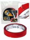 Фото Скотч двухсторонний "Nova Bright-fusion" красный + прозрачный (акриловая основа), 20 мм х 2м, 46664 Nova Bright 46664 Nova Bright
