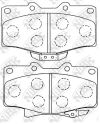 Фото Колодки тормозные Nibk PN-1351 NiBK PN1351 NiBK