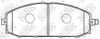 Фото Колодки тормозные дисковые NISSAN PATROL 3.0 2000 -   NISSAN PATROL 3.0 2007 -   NISSAN PATROL 4.2 1 NiBK PN2413 NiBK