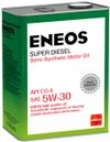 Фото Масло моторное ДИЗЕЛЬНОЕ полусинтетическое ENEOS Super Diesel CG-4 5W-30, 4 л. Eneos OIL1333 Eneos