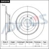 Фото Диск тормозной MAZDA CX-5 11- задний ADVICS (к-т 2шт) Advics E6R201B Advics