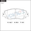 Фото 04465-33480/SN314 колодки передние  CAMRY V70 Advics Advics SN314 Advics