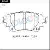 Фото Колодки тормозные TOYOTA RAV4 18- задние Advics SN335 Advics