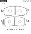 Фото Колодка торм. Nissan Murano Pathfinder Navara перед. Advics SN583P Advics
