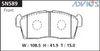 Фото А/з_Дисковые тормозные колодки ADVICS Advics SN589 Advics