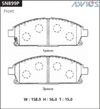 Фото Колодки NISSAN Pathfinder R50, X-Trail T30 (1999-) передние Advics SN899P Advics