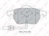 Фото 279740 Колодки тормозные дисковые передние LYNXauto BD-1216 Lynx BD1216 Lynx