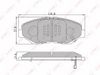 Фото 279846 Колодки тормозные дисковые передние LYNXauto BD-3404 Lynx BD3404 Lynx