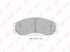 Фото Колодки тормозные HYUNDAI H-1/SANTA FE/TRAJET/SSANGYONG REXTON 01- передние Lynx BD3614 Lynx