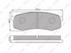 Фото КОЛОДКИ ТОРМОЗНЫЕ ЗАД TOYOTA LAND CRUISER(J70/80/90/120)/PRADO(150) 3.0D 10- Lynx BD7505 Lynx