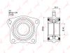 Фото Подшипник ступицы передний LYNXauto WB-1018 Lynx WB1018 Lynx