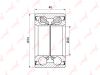 Фото подшипник ступицы передней kia shuma spectra 40 40 74 Lynx WB1095 Lynx