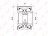 Фото Подшипник ступицы SUBARU Forester (96-02),Legacy (93-00) передней LYNX Lynx WB1119 Lynx