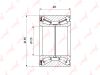 Фото *ПОДШИПНИК СТУПИЦЫ ЗАД RENAULT FLUENCE/MEGANE 2/3 Lynx WB1215 Lynx