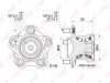 Фото Ступица с по�дшипником NISSAN TEANA I J31 03-08 зад. Lynx WH1053 Lynx