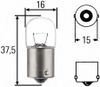 Фото Лампа накаливания габаритная 24V/5W BA15S 8GA 002 071-241 Hella 8GA002071241 Hella