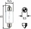 Фото лампочка C15W SV8.5 (салонное освещение) Hella 8GM002091141 Hella