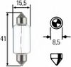 Фото Лампа накаливания C10W 10W SV8.5-8 24V Heavy Duty Hella 8GM002091251 Hella