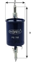 Фото Фи�льтр топливный (Фильтр топливный ВАЗ Лада 2112 и Goodwill FG702 Goodwill