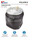 Фото Пневморессора СКАНИЯ (без стакана) Pega P106199S Pega