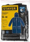 Фото Плащ-дождевик Stayer нейлоновый,на молнии,синий р.56-58 (11612-56) Stayer 1161256 Stayer