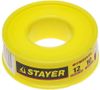 Фото STAYER  0.075 мм х 12 мм х 10 м, 0.40 г/см3, ФУМ лента (12360-12-040) Stayer 1236012040 Stayer
