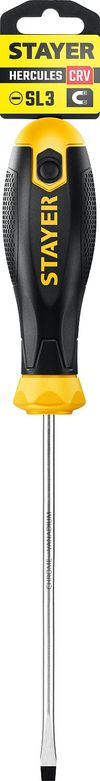 Фото Отвертка шлицевая SL3.2х100мм STAYER Stayer 25090310Z03 Stayer