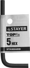 Фото STAYER  STANDARD, 5 мм, имбусовый ключ (27405-5) Stayer 274055 Stayer