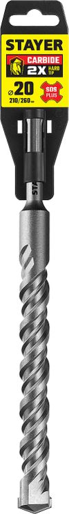 Фото STAYER 20 x 260 мм, SDS-plus бур, Professional (2930-260-20) Stayer 293026020Z02 Stayer