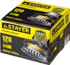Фото STAYER 120 мм, жгутированная стальная проволока 0.5 мм, чашечная щетка-крацовка для УШМ, Professiona Stayer 35137120 Stayer