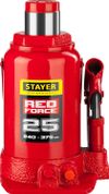 Фото STAYER Домкрат гидравлический бутылочный RED FORCE, 25т, 240-375 мм, 43160-25 43160-25_z01 Stayer 4316025Z01 Stayer