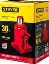 Фото STAYER Домкрат гидравлический бутылочный RED FORCE, 30т, 285-465 мм, 43160-30 43160-30_z01 Stayer 4316030Z01 Stayer