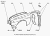 Фото Крыло переднее правое без отверстия под повторитель (Волга 3102)        (2606) Газ 31028403012 Газ