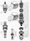 Фото сухарь синхронизатора КПП ГАZ-3308,3309 5ст Газ 3309170117101 Газ
